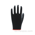 Guantes de trabajo mecánico seguro de nitrilo negro Hespax